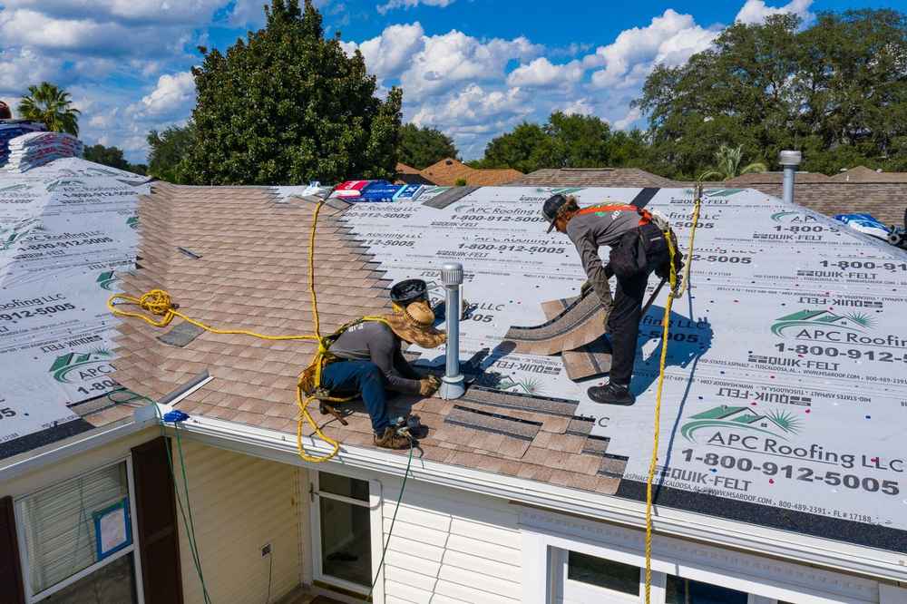 roof being installed on a home in Pittsburgh, PA