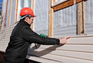New siding installation on a home in Pittsburgh, PA