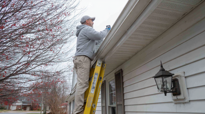 Gutter Maintenance preventing ice dams in Pittsburgh